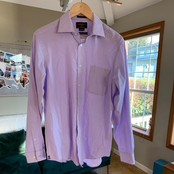 Button Down - Purple size L Brand: Black Brown 1826 - Picture 6 of 11
